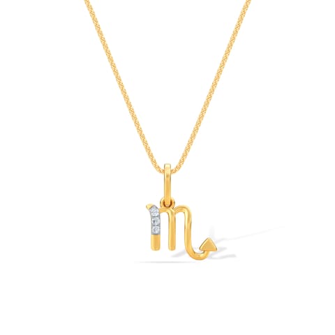 Scorpio 9KT Zodiac Diamond Pendant Scorpio 9KT Zodiac Diamond Pendant