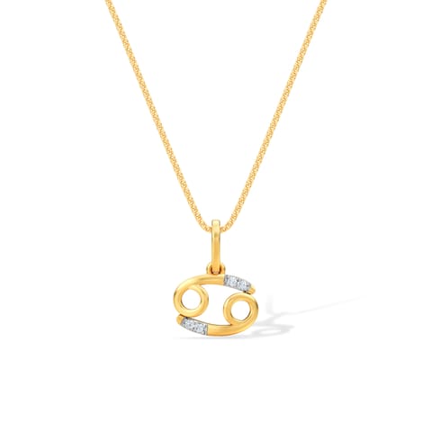 Cancer 9KT Zodiac Diamond Pendant Cancer 9KT Zodiac Diamond Pendant