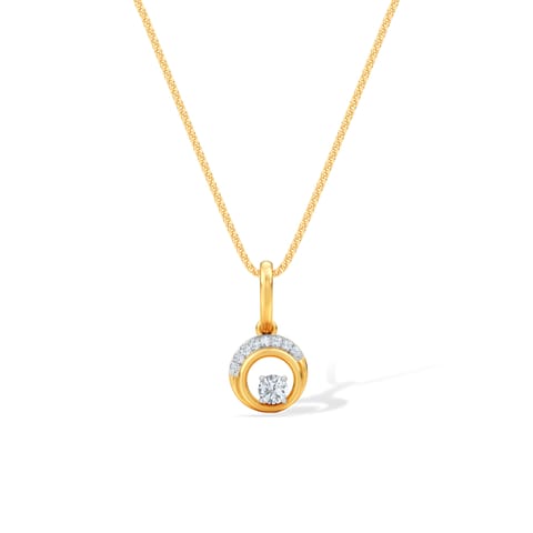 Round Radiance Diamond Pendant