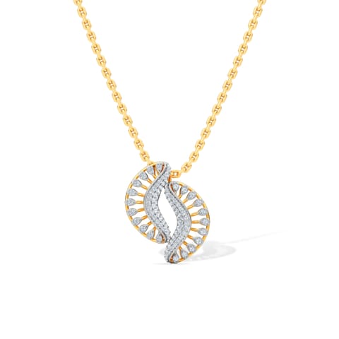 Winged Flutter Diamond Pendant