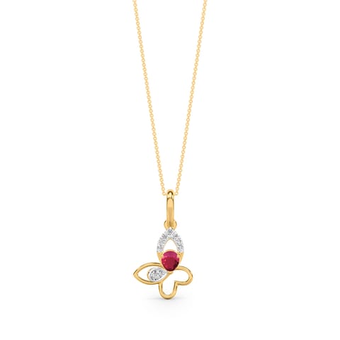 9KT Gemstone Pendant