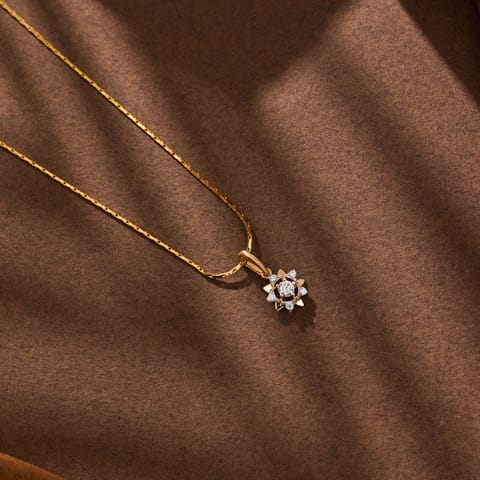 Sunflower Diamond Pendant Sunflower Diamond Pendant