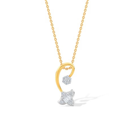 Swaying Tulip Diamond Pendant Swaying Tulip Diamond Pendant