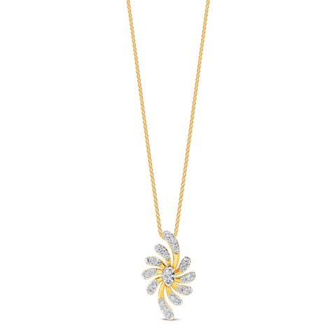 Whirlwind Diamond Pendant