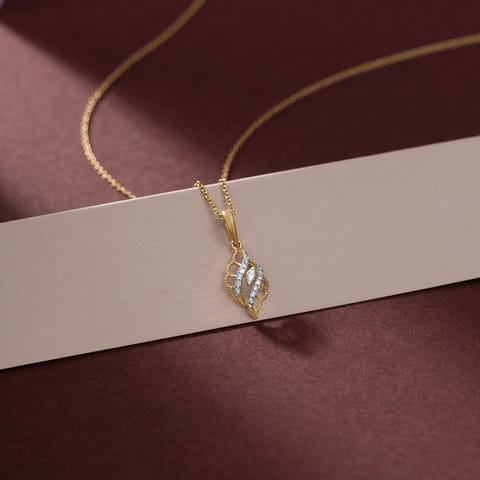 Marquise Weave Diamond Pendant