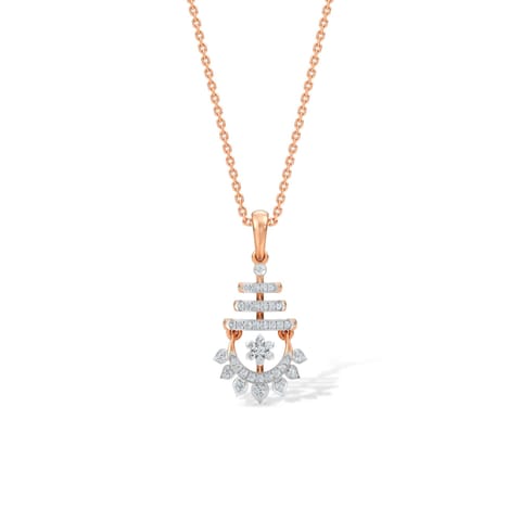 Crescent Allure Diamond Pendant Crescent Allure Diamond Pendant