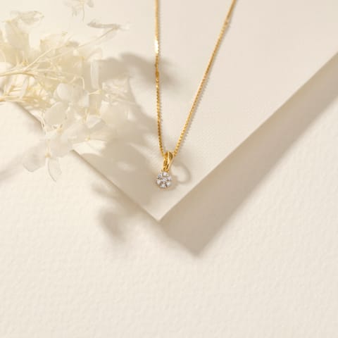 Seven Halo Diamond Pendant