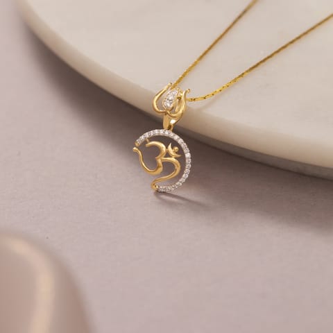 Mahadev Trishul Diamond Pendant Mahadev Trishul Diamond Pendant