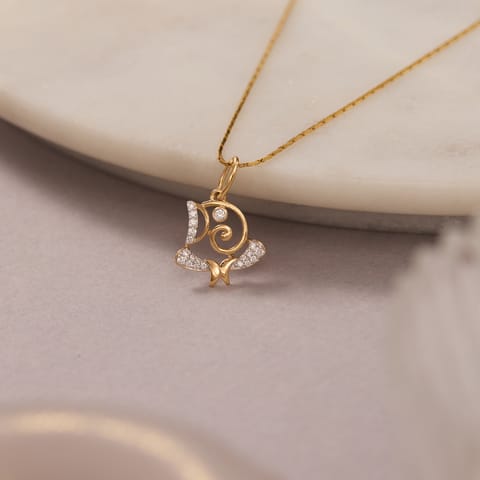 Vighnaharta Diamond Pendant