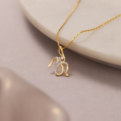 Onkar Divine Diamond Pendant