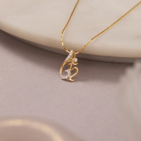 Radiant Om Diamond Pendant Radiant Om Diamond Pendant