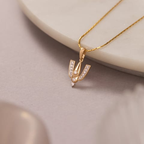 Sacred Namam Diamond Pendant Sacred Namam Diamond Pendant