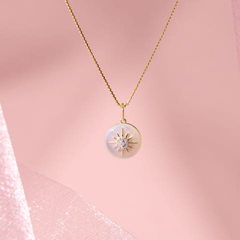 Milky Star Gemstone Pendant Milky Star Gemstone Pendant