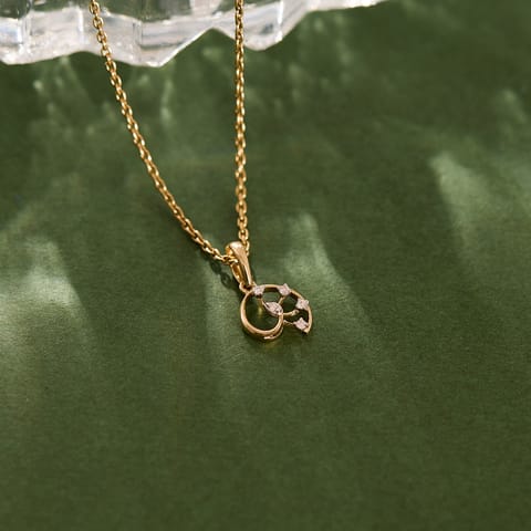 Starlight Fan Diamond Pendant