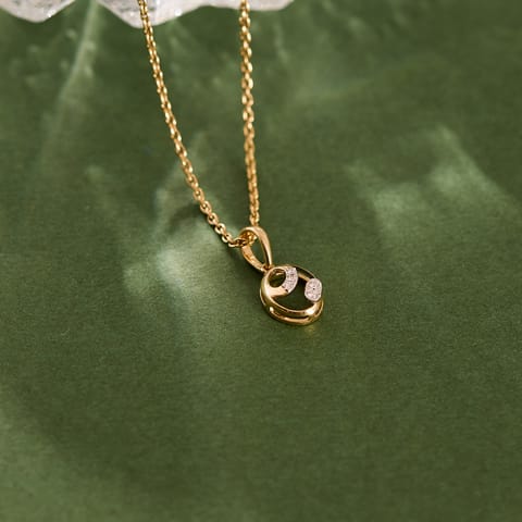 Duo Spark Diamond Pendant