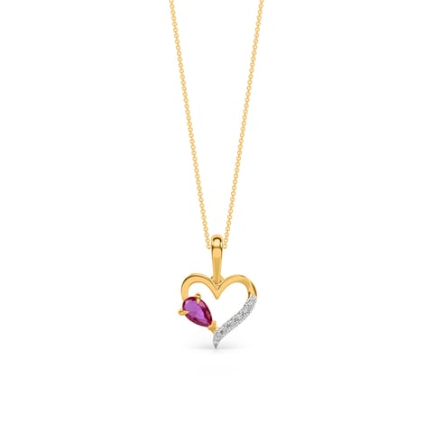 Scarlet Heart Embrace Gemstone Pendant Scarlet Heart Embrace Gemstone Pendant