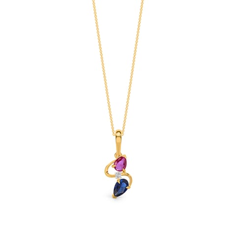 Fusion Curve Gemstone Pendant Fusion Curve Gemstone Pendant