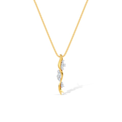 Golden Vine Diamond Pendant Golden Vine Diamond Pendant