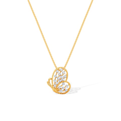 Fluttering Mesh Diamond Pendant Fluttering Mesh Diamond Pendant