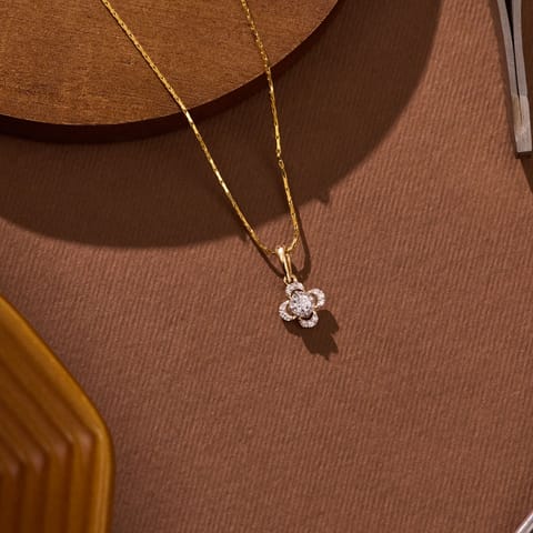 Elegant Blossom Diamond Pendant Elegant Blossom Diamond Pendant
