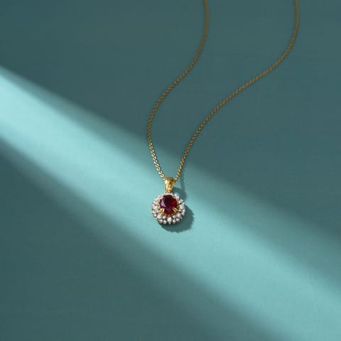 Scarlet Dew Gemstone Pendant Scarlet Dew Gemstone Pendant