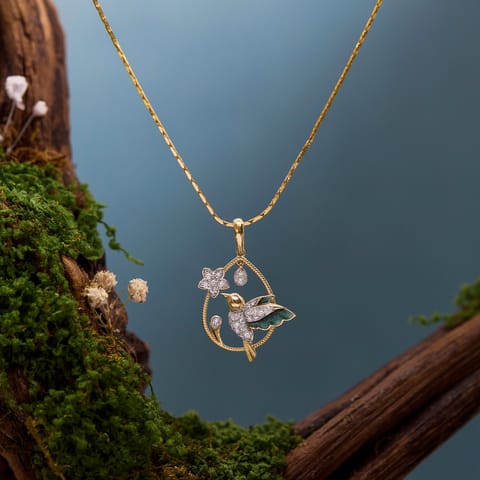 Infinite Wings Diamond Pendant