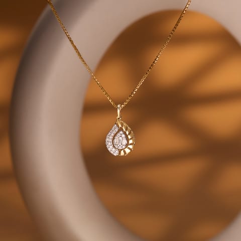 Teardrop Twinkles Diamond Pendant Teardrop Twinkles Diamond Pendant