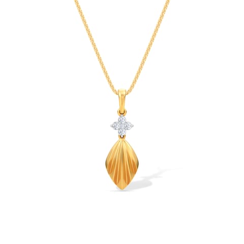Shell Luminere Diamond Pendant
