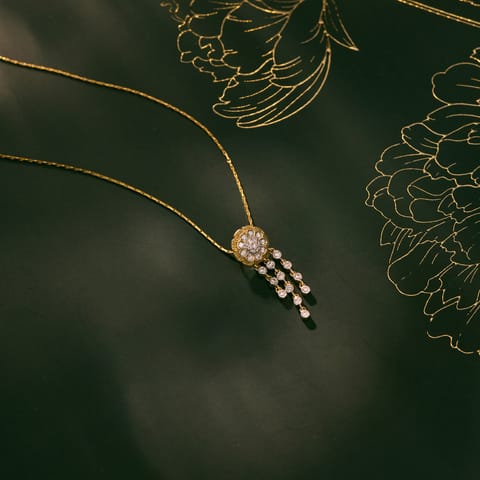Alluring Marigold Diamond Pendant Alluring Marigold Diamond Pendant