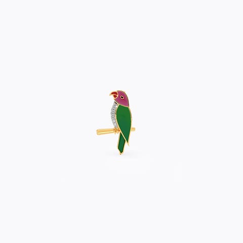 Parrot Diamond Convertible Brooch Pendant Parrot Diamond Convertible Brooch Pendant