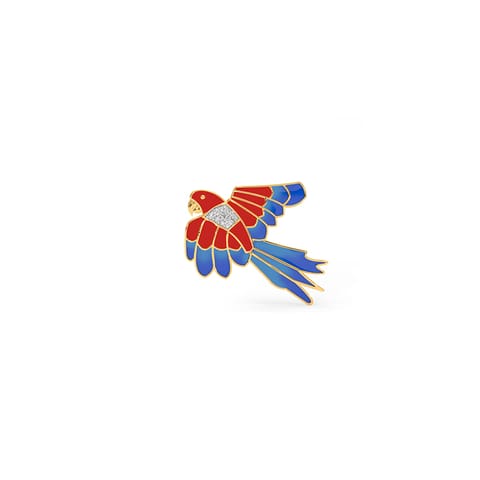 Macaw Diamond Convertible Brooch Pendant Macaw Diamond Convertible Brooch Pendant