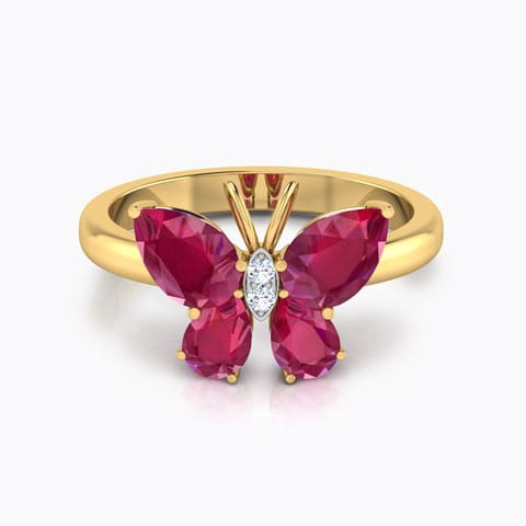 Butterfly Ruby Diamond Ring Butterfly Ruby Diamond Ring