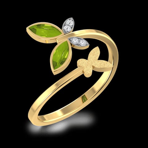 Dual Butterfly Gold Ring Dual Butterfly Gold Ring
