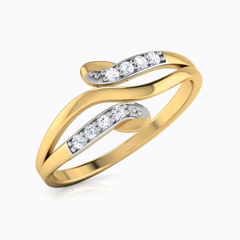 Enigma Whorl Diamond Ring