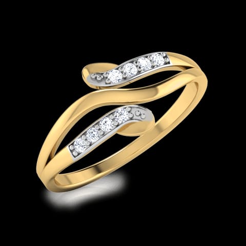 Enigma Whorl Diamond Ring