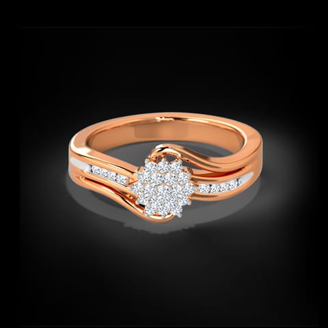 Artistic Floral Diamond Ring Artistic Floral Diamond Ring