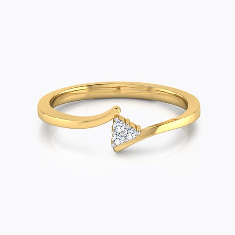 Triad Crossover Diamond Ring Triad Crossover Diamond Ring