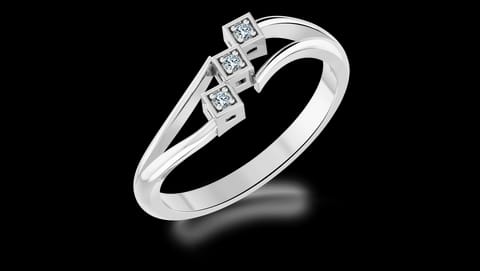 Trine Diamond Ring Trine Diamond Ring