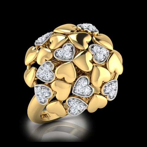 Heart Burst Diamond Ring Heart Burst Diamond Ring