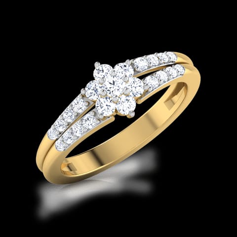 Gloxinia Diamond Ring