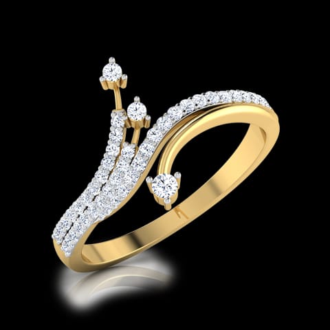 Bypass Shank Diamond Ring Bypass Shank Diamond Ring