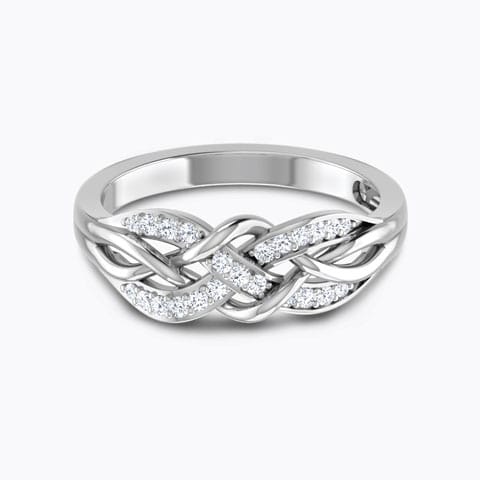 Braided Bow Diamond Ring Braided Bow Diamond Ring