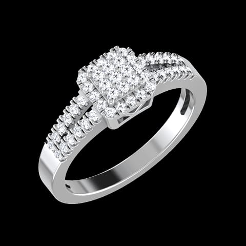 Zuri Square Diamond Ring Zuri Square Diamond Ring