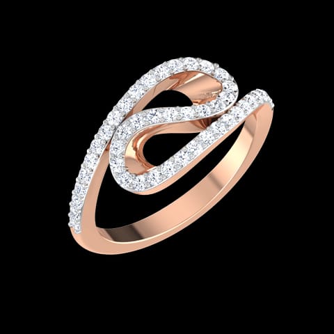 Wave Sparkle Diamond Ring Wave Sparkle Diamond Ring