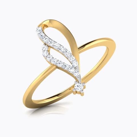 Flory Curved Diamond Ring Flory Curved Diamond Ring