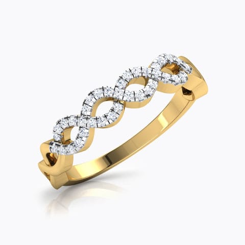 Twisty Curl Diamond Band Twisty Curl Diamond Band