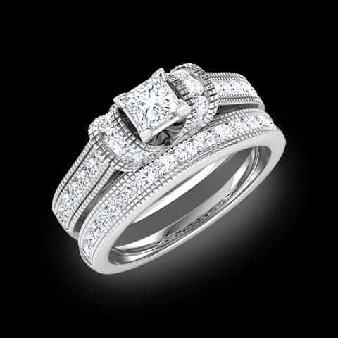 Eterna Diamond Bridal Ring Set
