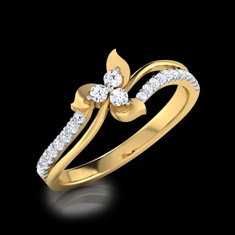 Betty Two Row Diamond Ring