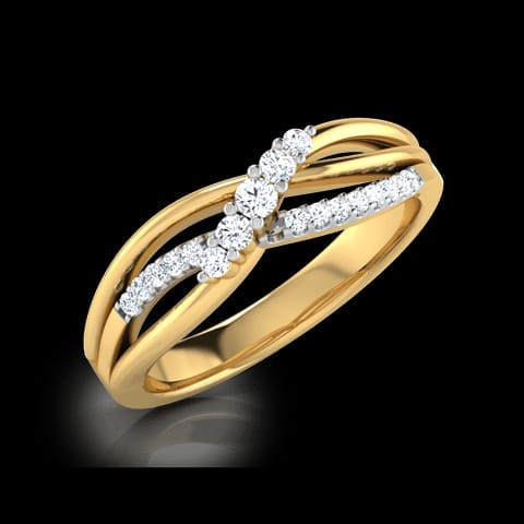 Karla Twine Diamond Ring Karla Twine Diamond Ring