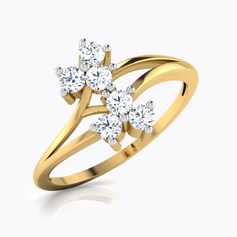 Twin Flora Diamond Ring Twin Flora Diamond Ring